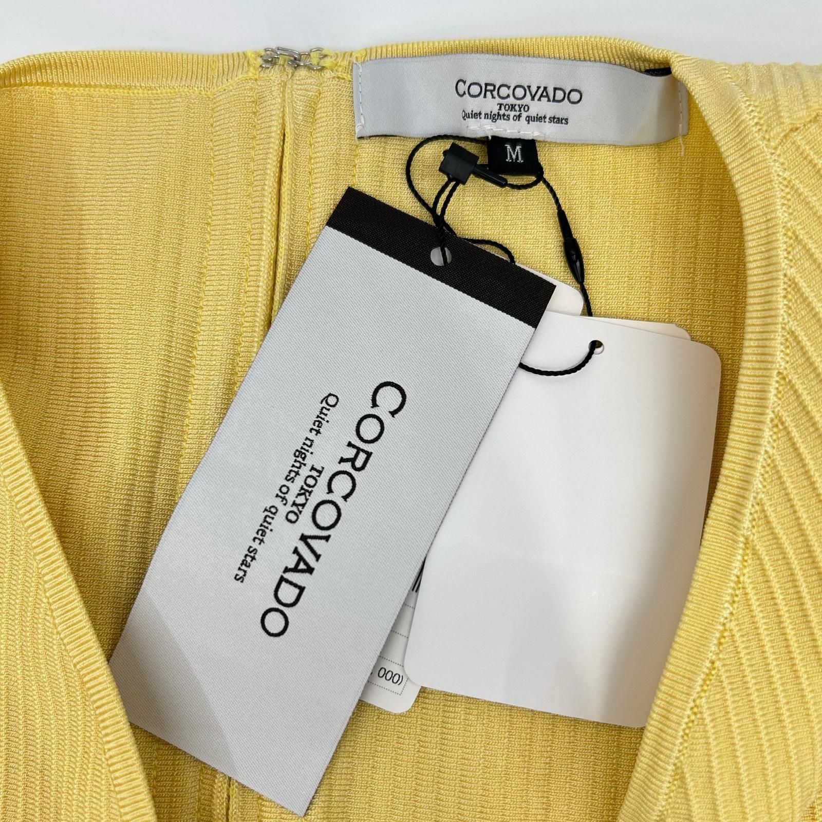 CORCOVADO コルコバード 32-04-00058 イエロー レーヨン リブニット