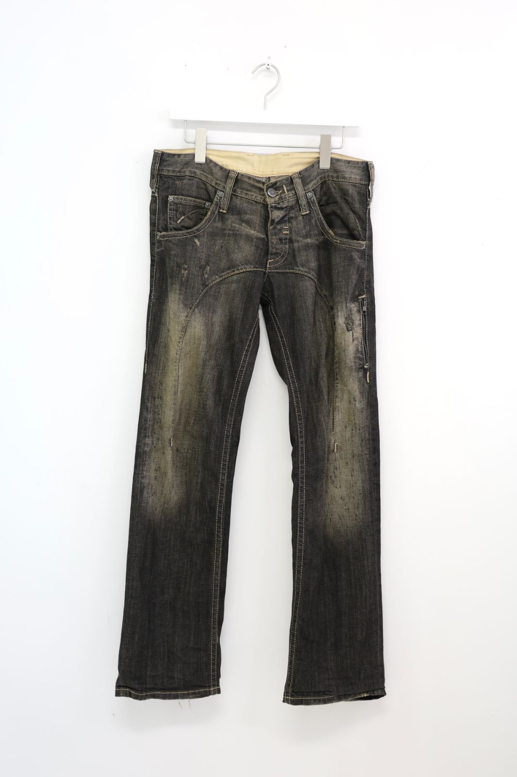 Neil Barrett 2000s Distressed Denim Pants ニールバレット 2000年代 アーカイブ ダメージジーンズ デニムパンツ
