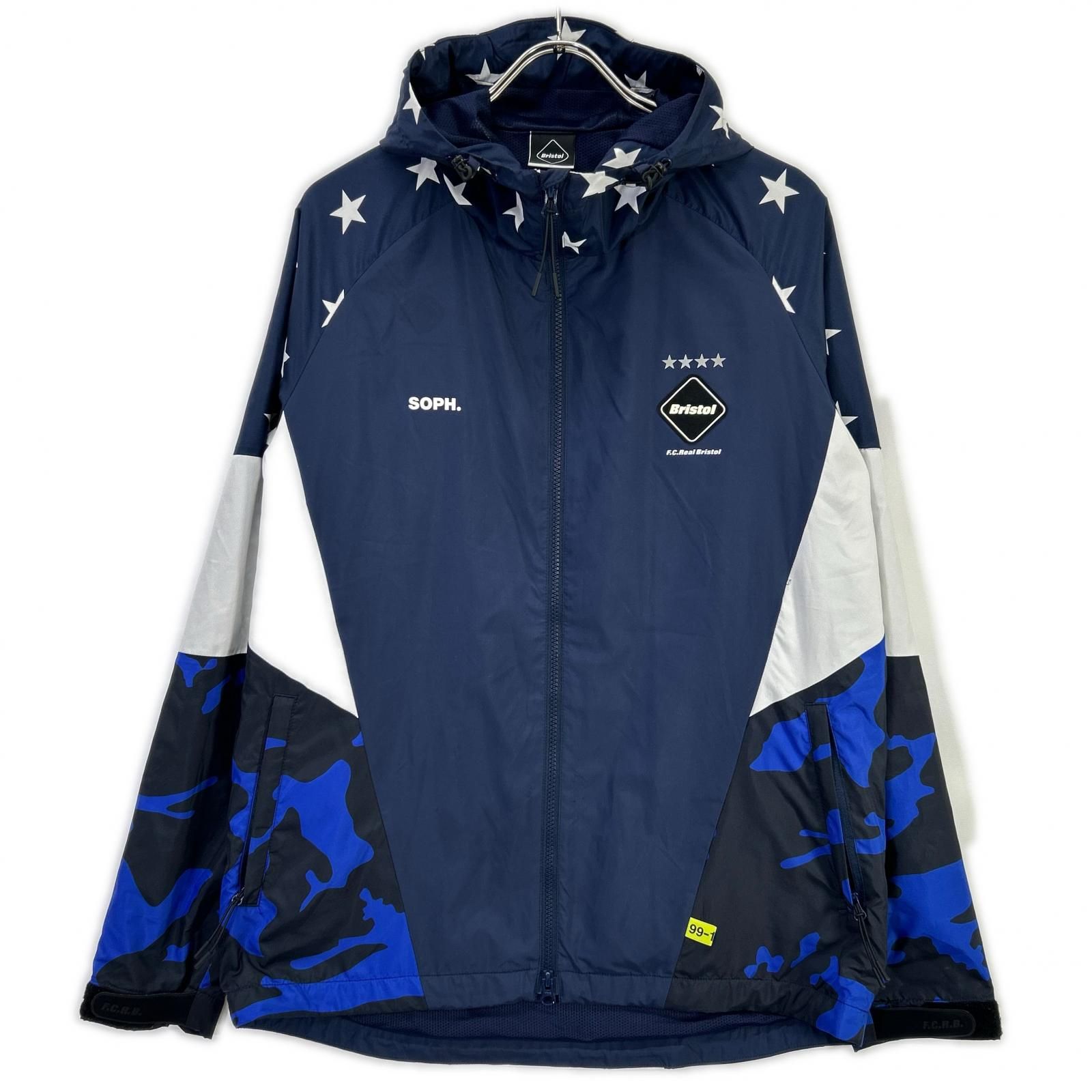 t*y様 エフシーアールビー　マルチパターン　ジャケット　M F.C.Real Bristol エフシーリアルブリストル FCRB-189025 ネイビーカモ