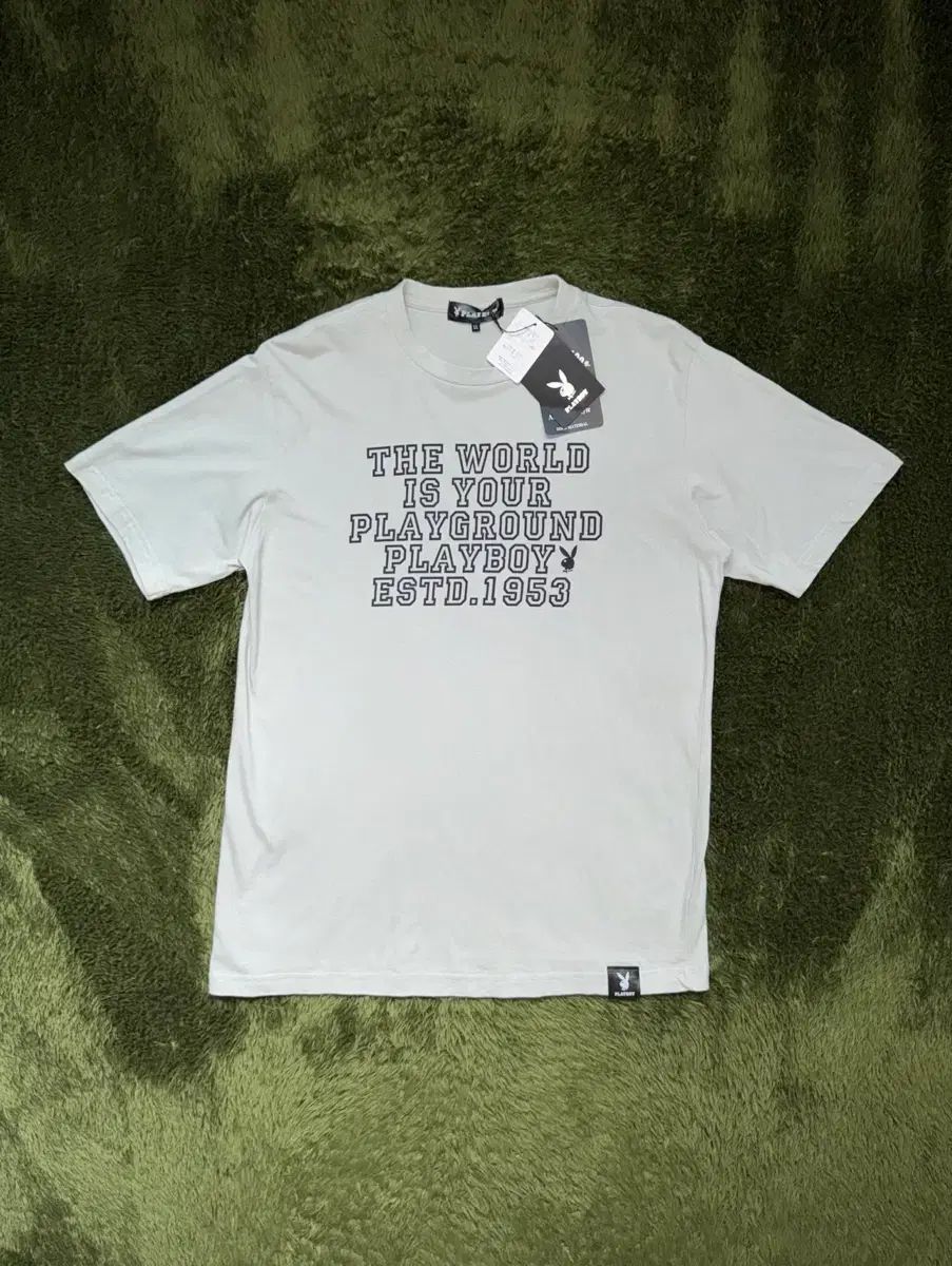 L PLAYBOY(プレイボーイ) ジャパン スローガン グラフィック Tシャツ