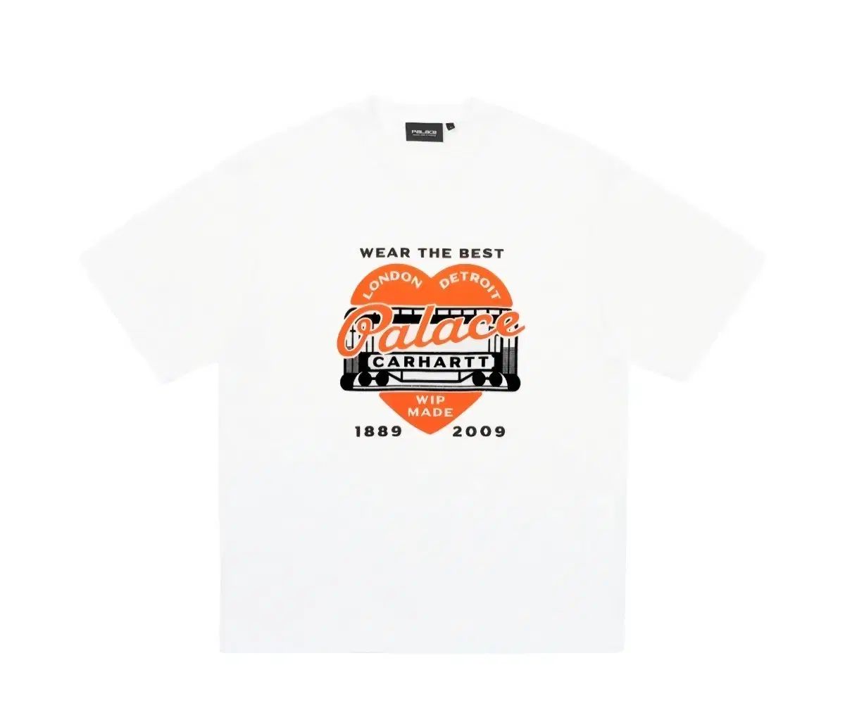 XXL) PALACE x Carhartt ハート Tシャツ 半袖T