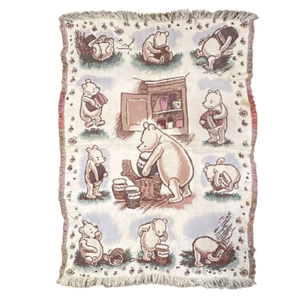 vintageラグ ブランケット マルチカバー タペストリー USA製 クラシックプー ディズニー Disney Rug Blanket Pooh 3310 8,640円