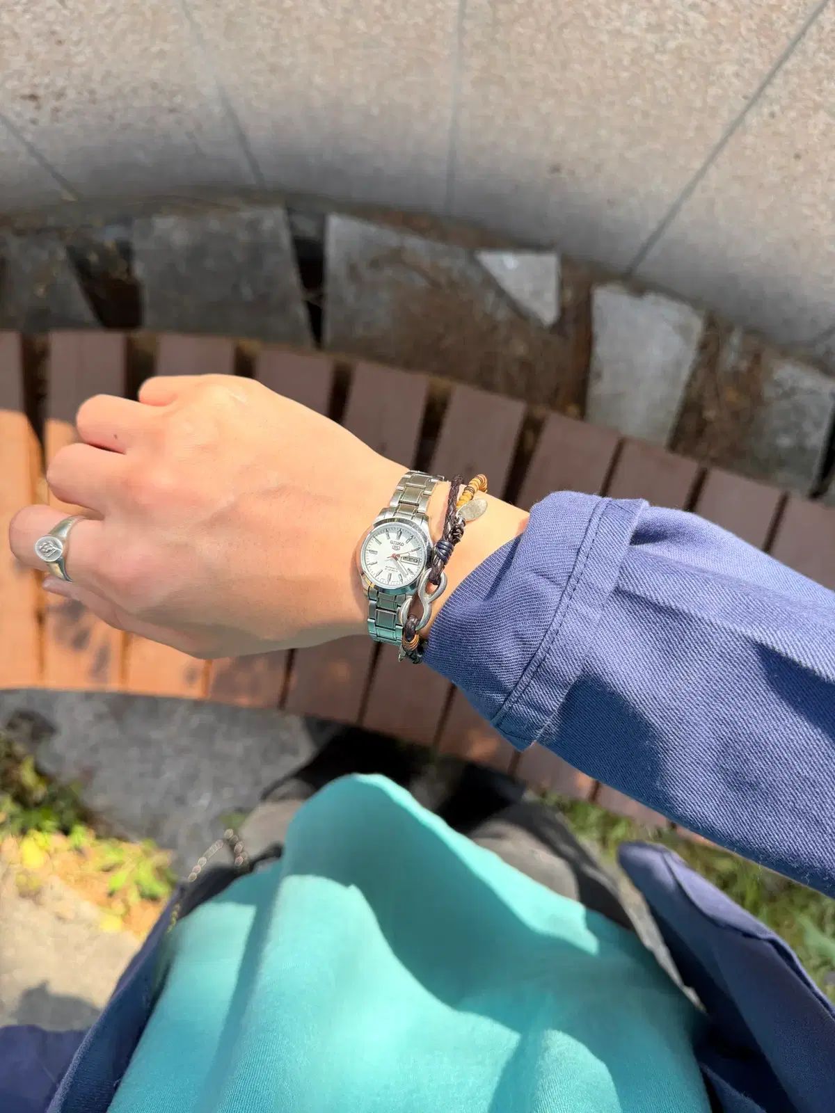 80s SEIKO セイコー5 ウィメンズ メタル オートマティック