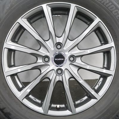 【BS BLIZZAK VRX3 195/65R16】スタッドレス【BALMINUM T10 16インチ 6J4HPCD100+40】21年製 バリ溝 ライズ ロッキー レックス等　(KTK600)クレジットカード QRコード決済可能 ライズ ロッキー レックス 等に 4本 バルミナ 16インチ 6J +40 5H 100
