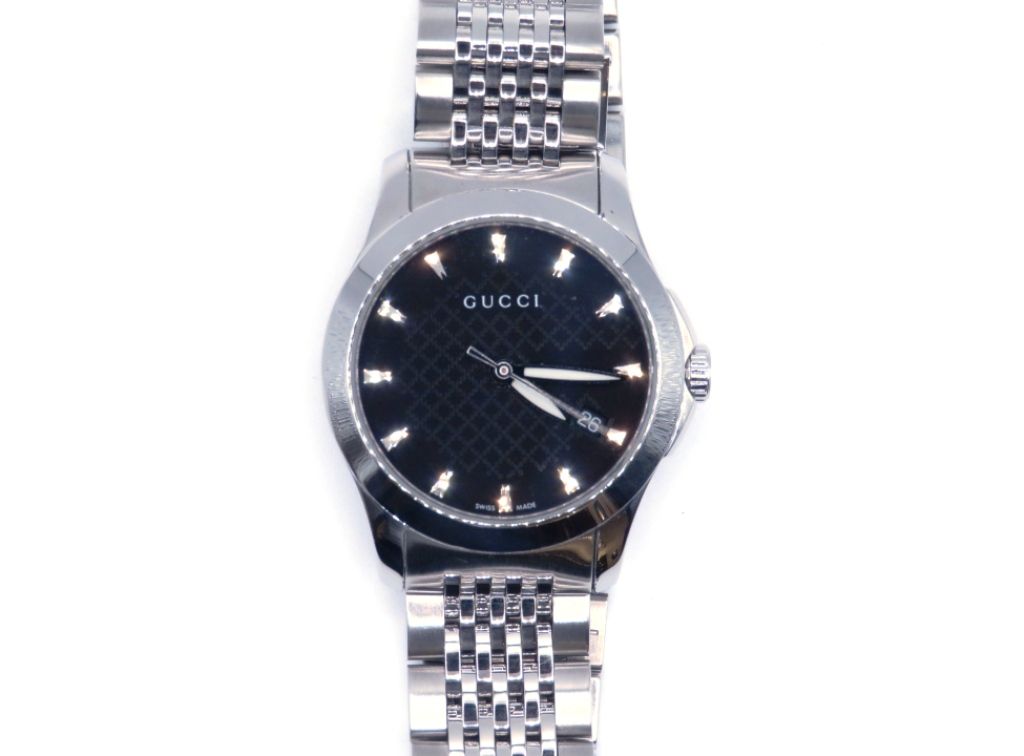 GUCCI グッチ ウォッチ　 126.5　【205】 時計 126.5 腕時計 ステンレススチール - シルバー -刻印 レディース【中古】