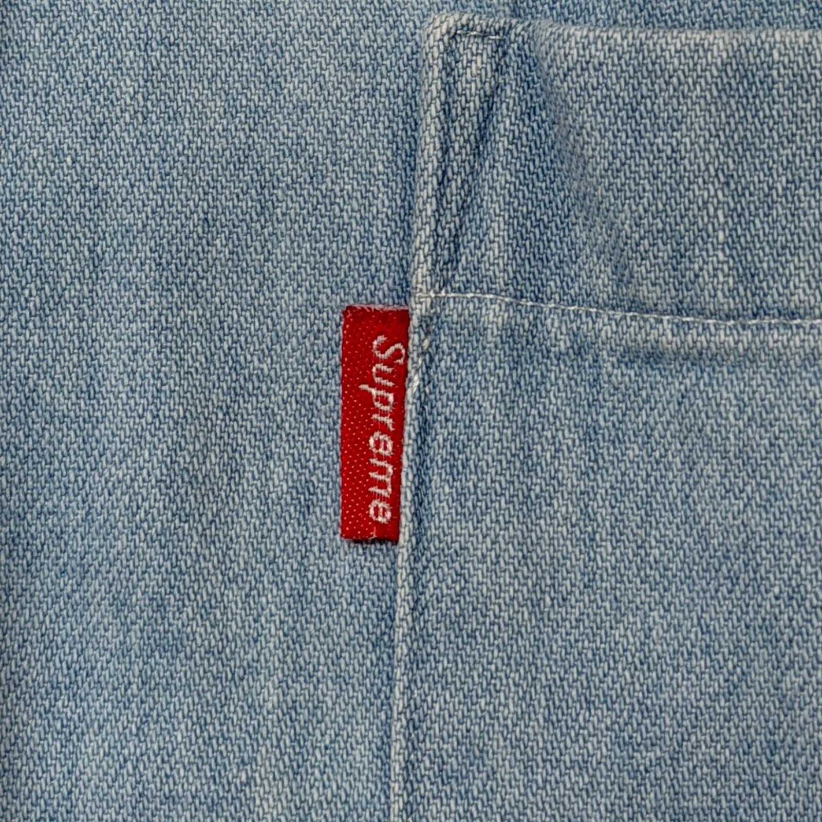 Supreme 15SS Classic Logo Denim Shirt クラシックロゴデニムシャツ