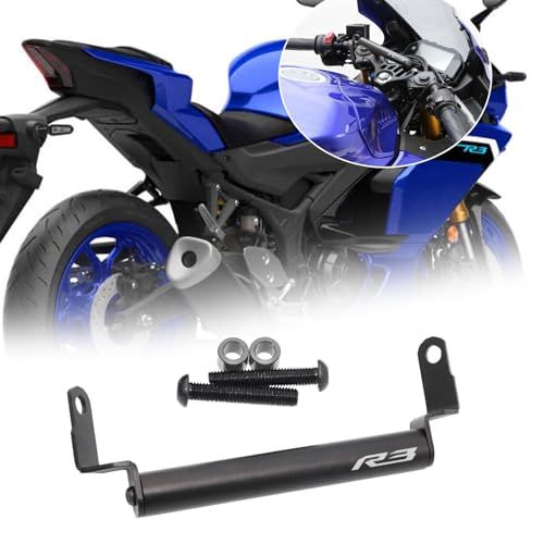 For YZF R25 YZF-R3 2026+ 2025 多機能スマホホルダー ナビゲーションスティック延長ブラケット アルミ合金製 改造アクセサリー 多機能延長ロッド yzf-r25 yzf r3 2019-2026+ バイクアクセサリー 6bf3a988