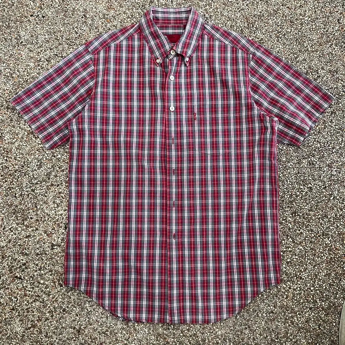 120 リーバイス CHECK 半袖 シャツ