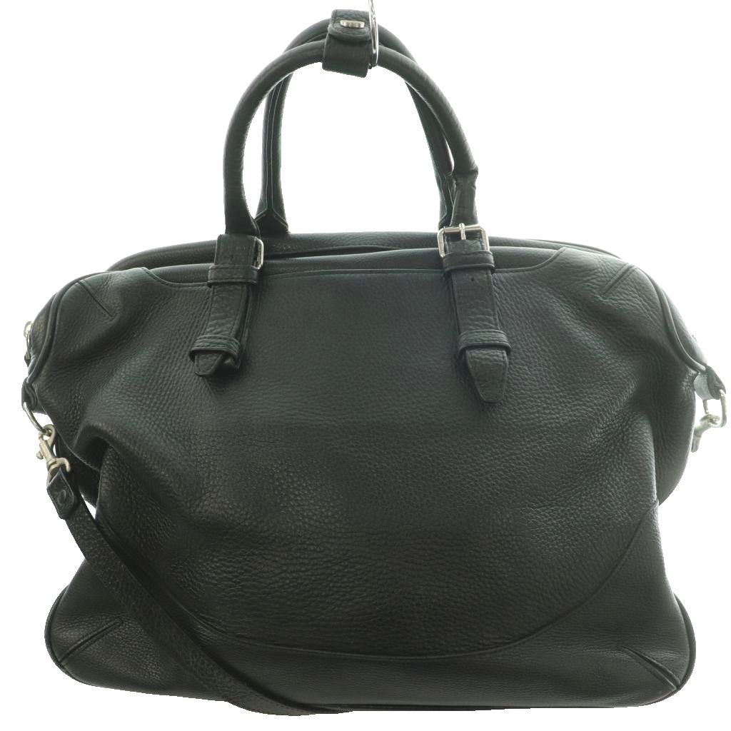 ペッレモルビダ PELLE MORBIDA レザー2WAYバッグ トート ショルダー ハンド ビジネス ブリーフケース 黒 ブラック /SS ■OS ■GY12