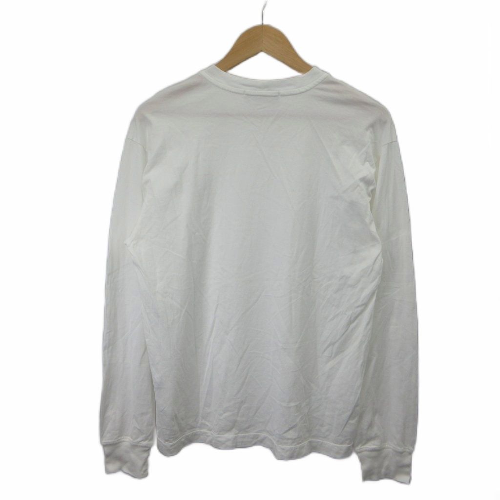 ストーンアイランド STONE ISLAND Tシャツ M 白 ホワイト ロゴパッチ
