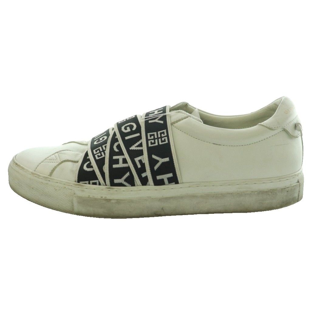 ジバンシィ GIVENCHY アーバンストリート ベルトロゴスニーカー レザー 41 白 ホワイト /SS ■OS ■GY50