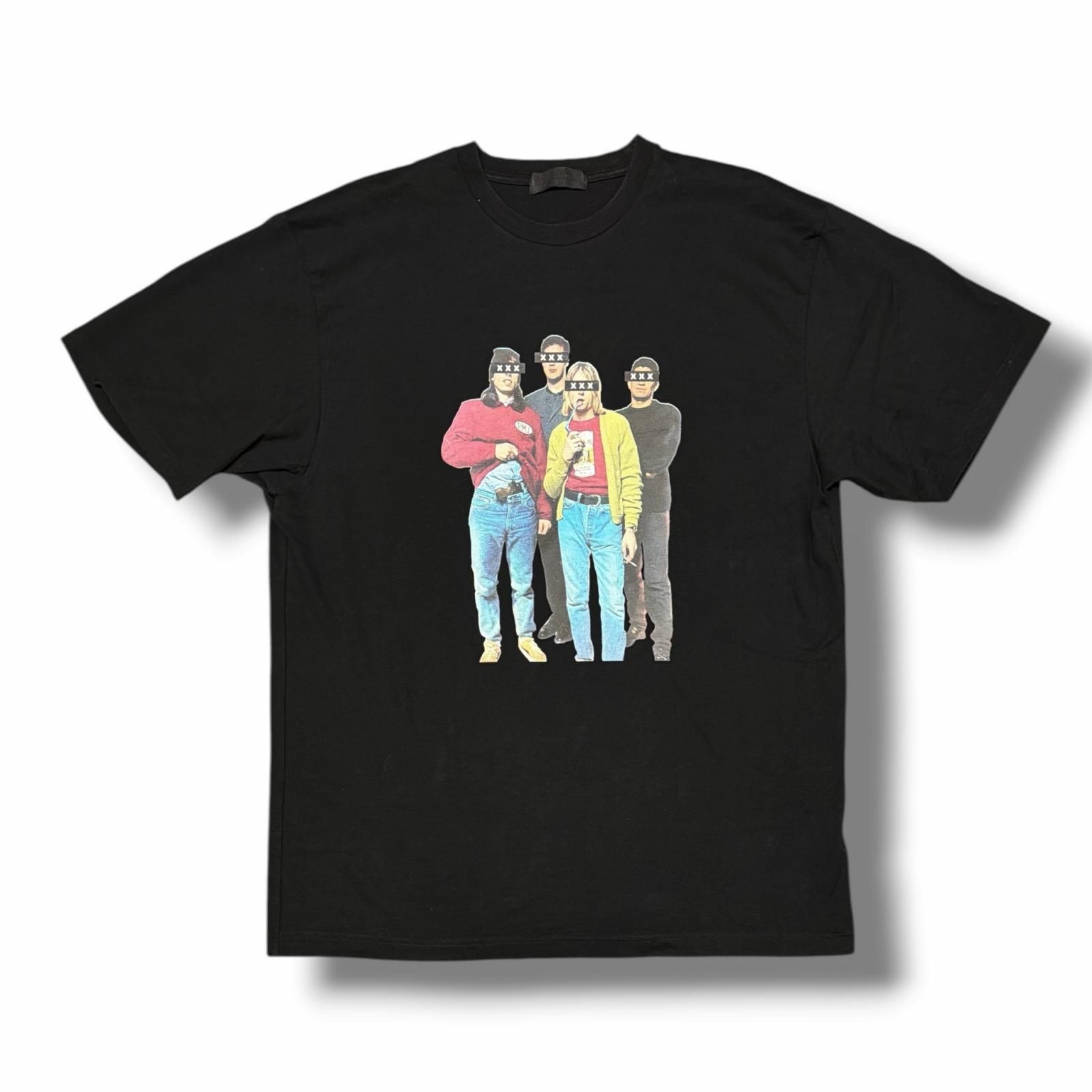 GOD SELECTION XXX Tシャツ ニルヴァーナ 黒 GOD SELECTION XXX Nirvana Tee ニルバーナTシャツ 半袖プリント