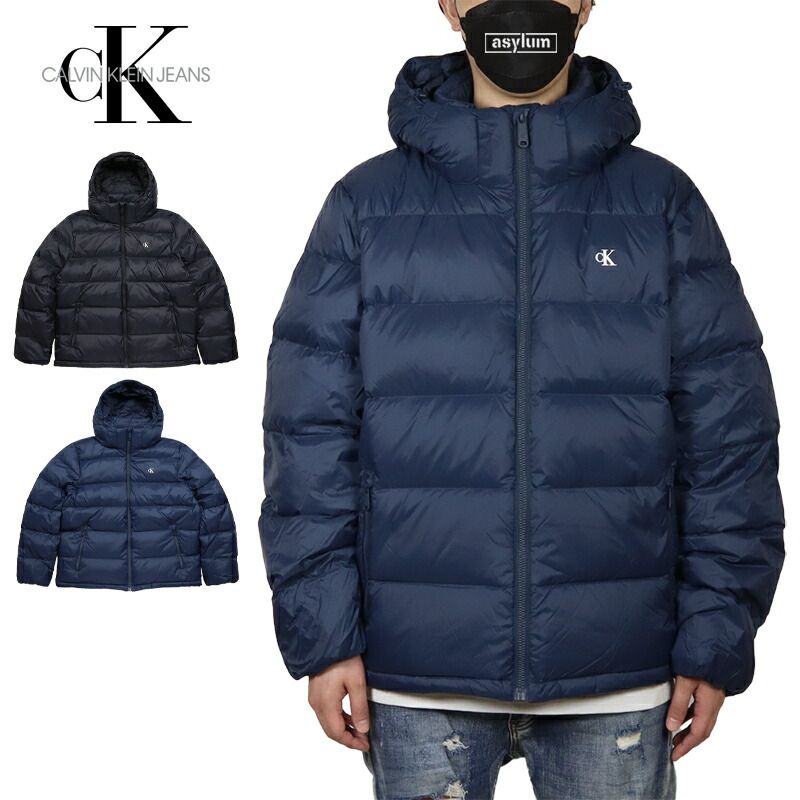カルバンクライン ジーンズ ジャケット CALVIN KLEIN JEANS CKジーンズ アウター ダウンジャケット メンズ レディース ブランド 大きいサイズ おしゃれ おすすめ 人気 黒 ckj108 ブラック M L XL
