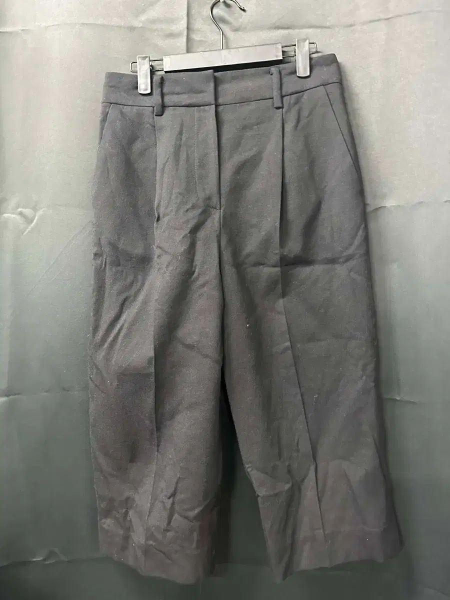 LUCKY CHOUETTE ラッキーシュエトゥ ブラック ピンタック ワイド スラックス パンツ