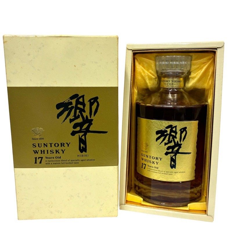 SUNTORY サントリー ウイスキー 響 17年 Years Old 両面ゴールドラベル 750ml 43度 外箱付属 【新品未開栓品】 52606K318 40,300円