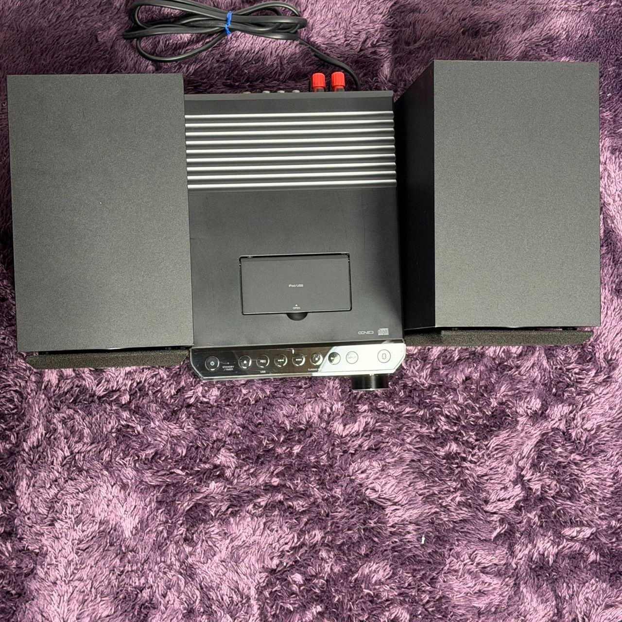 オーディオ機器 KENWOOD K-531-B 美品 動作確認済み コンポ ブラック