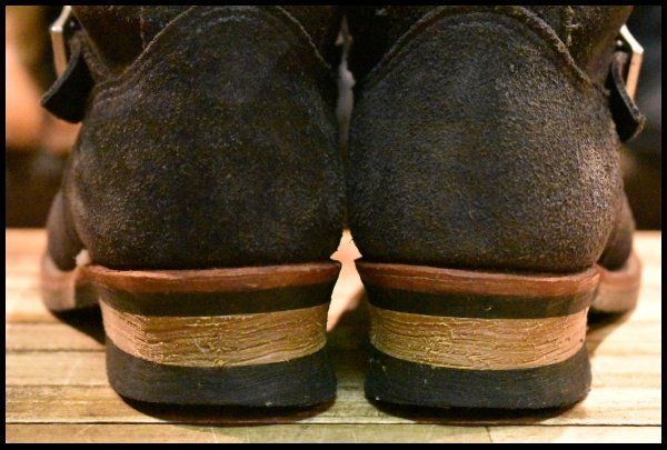 9.5D 良品 10年】レッドウィング 8274 黒スエード エンジニア ブラック