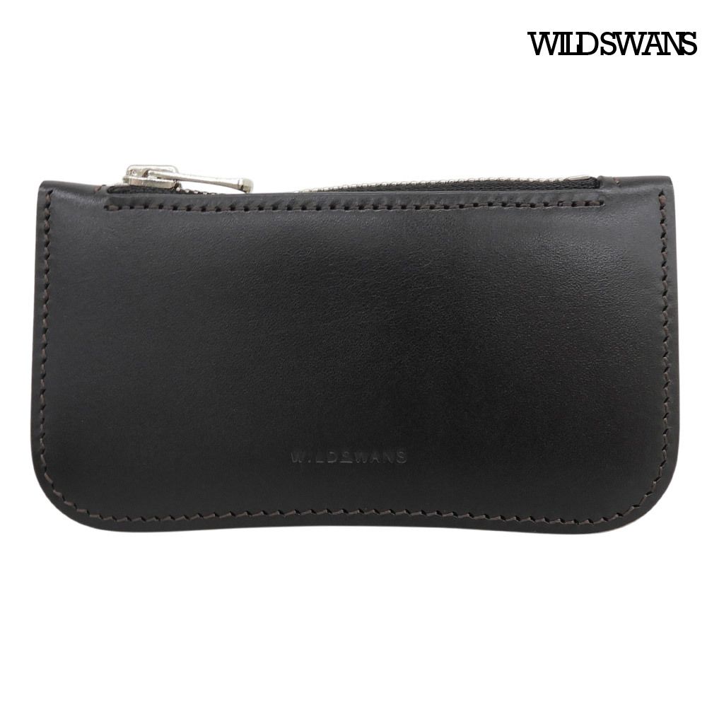超美品 ワイルドスワンズ WILDSWANS EXTRA THICK WALLET サドルプルアップ ミニ ウォレット 財布 コインケース 黒 ブラック 箱付き ほぼ未使用