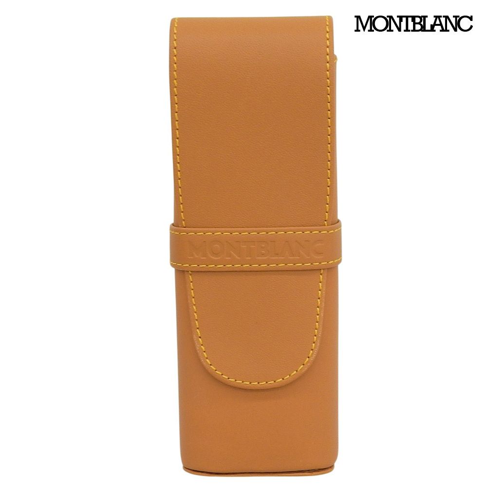 超美品 モンブラン MONTBLANC 3119539 9539 レザー ペンポーチ 2本入り
