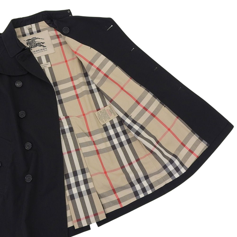 超美品 バーバリー BURBERRY キッズ トレンチコート メガチェック 10Y