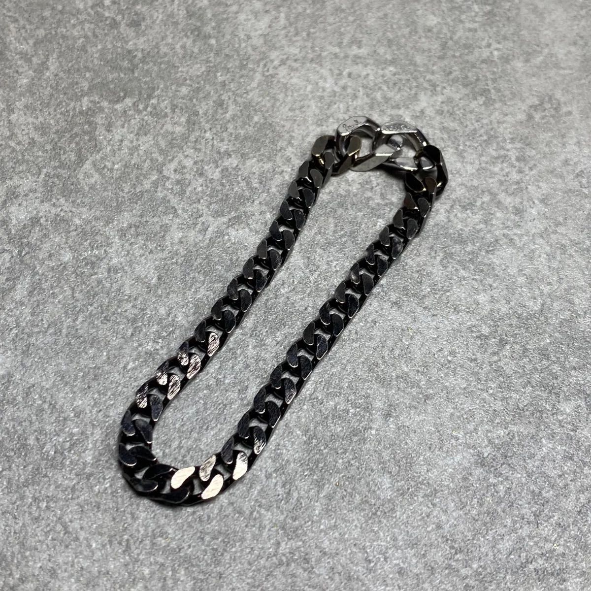 Paul Smith ポールスミス Curb Chain ブレスレット 金具 シルバー