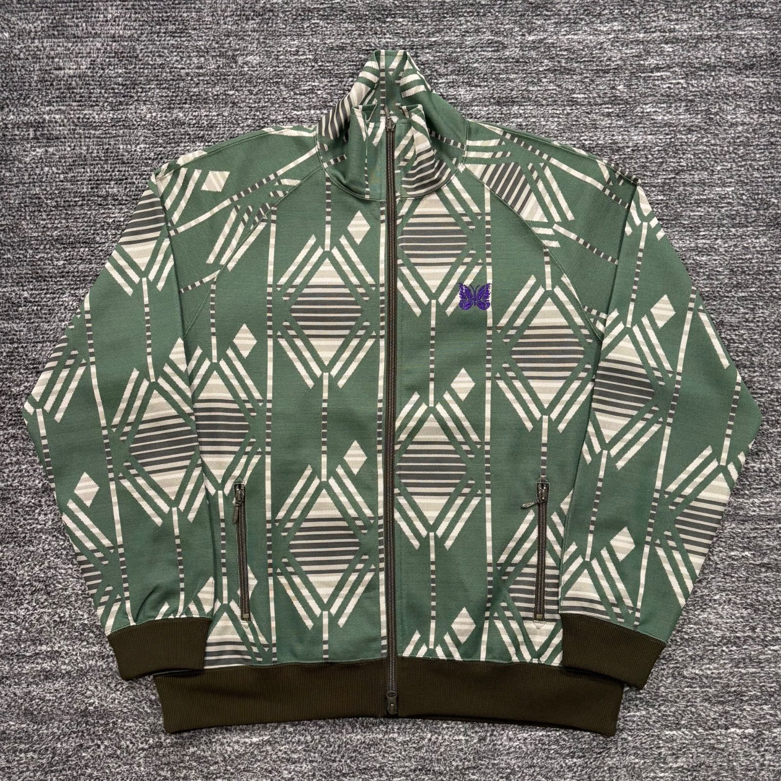 未使用品 needles NS242 Track Jacket Green L ニードルス トラックジャケット グリーン
