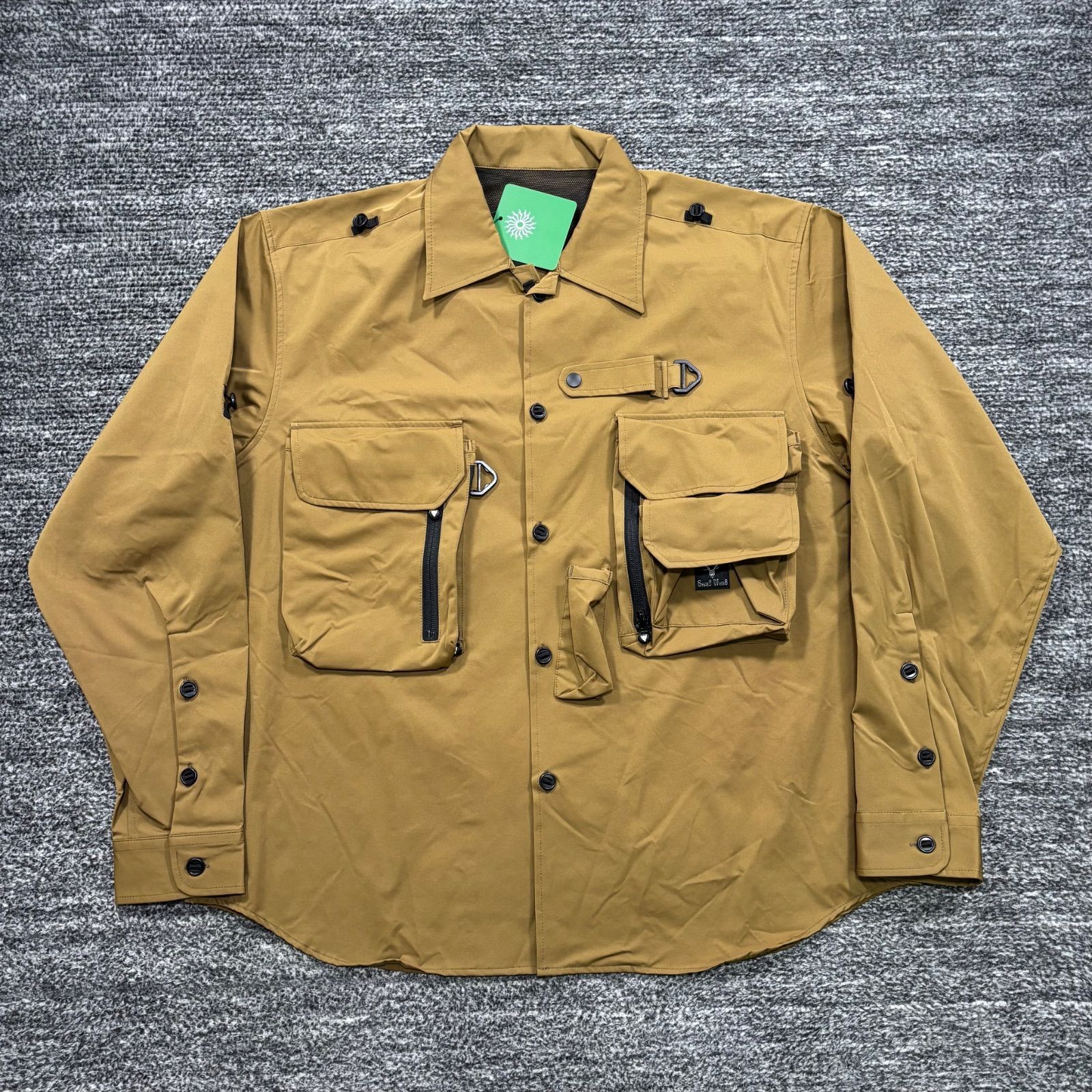 未使用品 South2 West8 MR712 Tenkara Trout Shirt Poly Stretch Twill