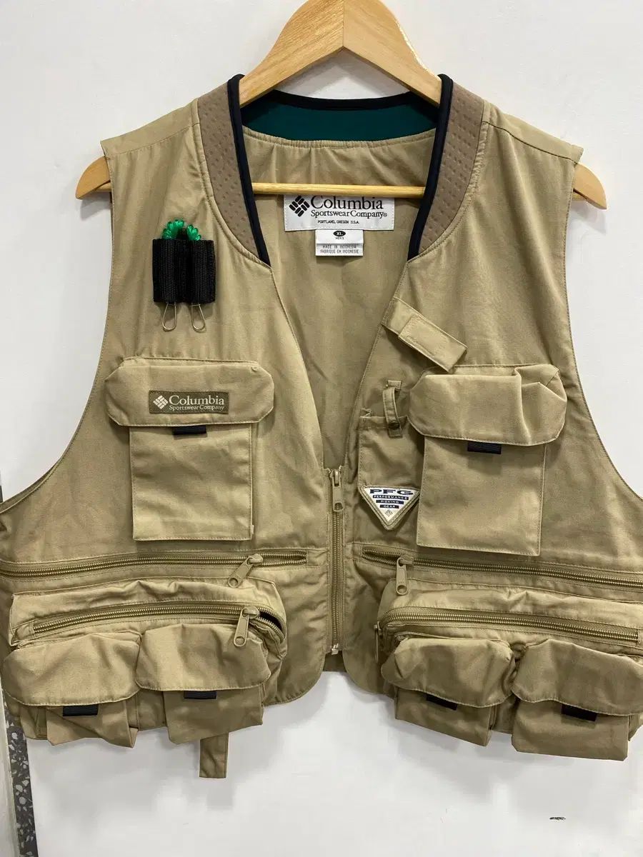 XL 2XL/唯一実物 90s ヴィンテージ コロンビア オリジナル フィッシング ベスト