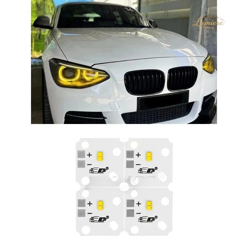 CSLイエローDRL BMW F20 1シリーズ LEDレッドアンバーデイタイムランニングライトLEDボードDRLモジュール 2012-2015