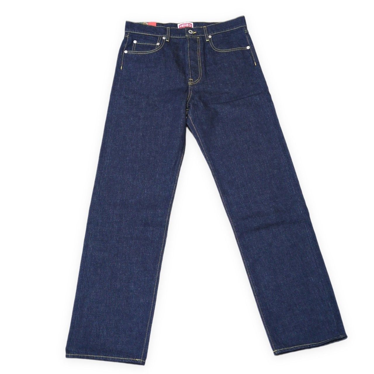 KENZO ケンゾー RINSE ASAGAO STRAIGHT JEANS ストレートジーンズ デニムパンツ メンズ W31 タグ付き 美品 17,454円