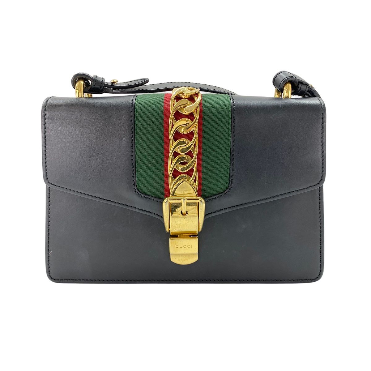 GUCCI グッチ ショルダーバッグ シルヴィシェリーライン【中古】