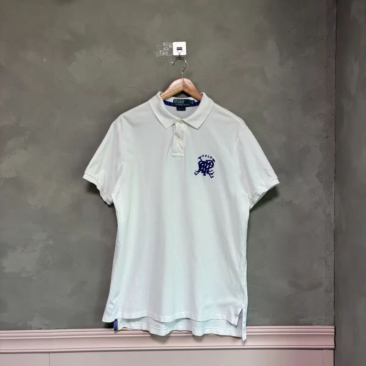 POLO RALPH LAUREN ポロラルフローレン ビックポニー カラーTシャツ 半袖 白