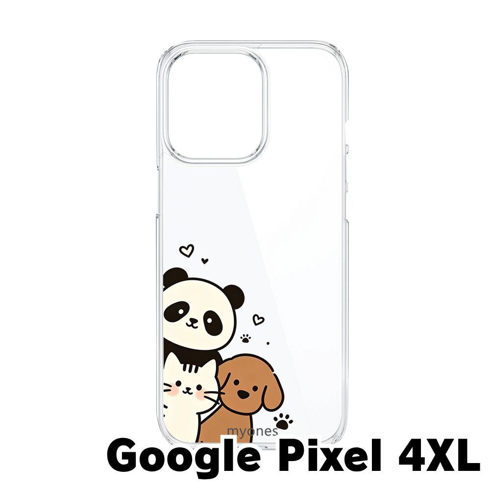 新品未使用】Google Pixel 4 XL クリア ハードケース (ひょっこり仲間
