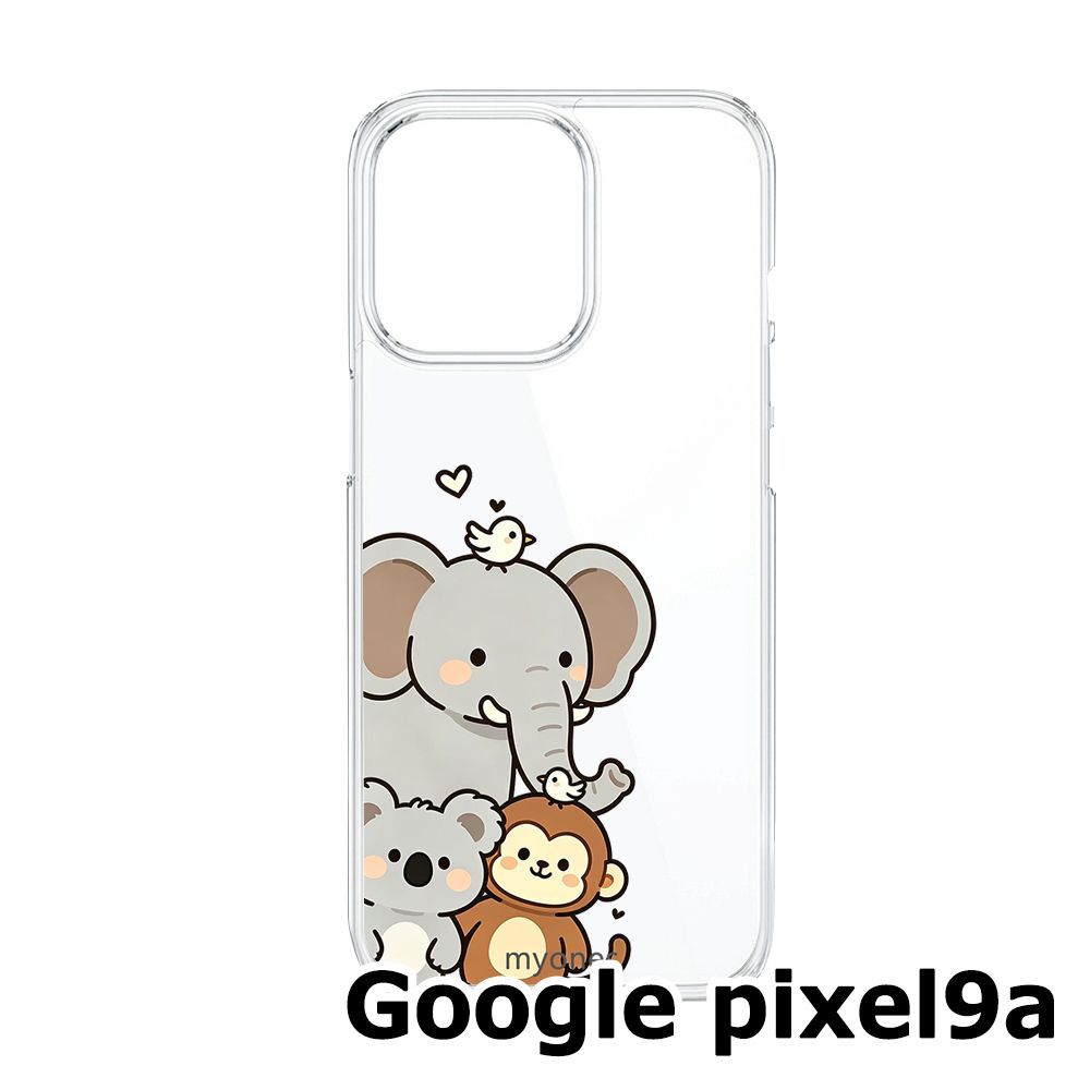 新品未使用】Google pixel9a クリア ハードケース (ひょっこり仲間達4