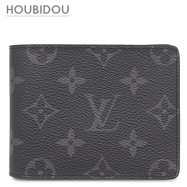 ルイヴィトン LOUIS VUITTON 二つ折り財布 ポルトフォイユ スレンダー モノグラムエクリプス モノグラムエクリプス 黒 M62294 RFID【中古】 40,170円