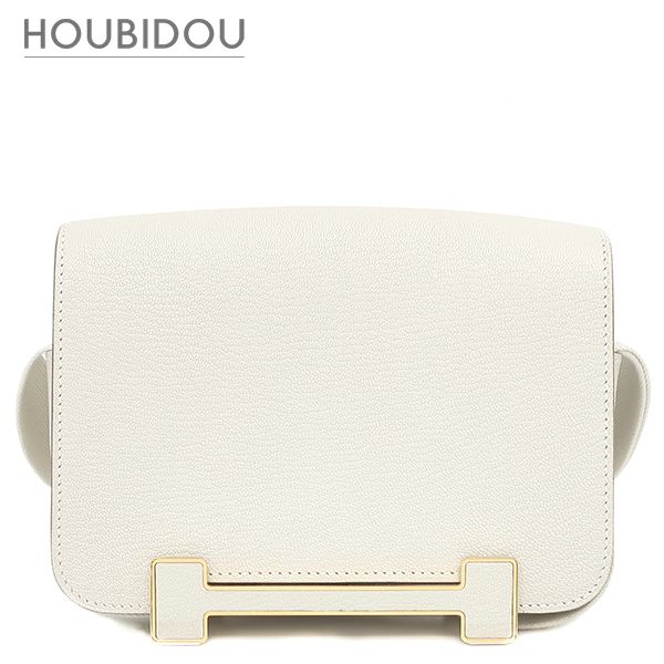 エルメス HERMES ショルダーバッグ ゲタ シェーブル マッシュルーム ゴールド金具 白 オフホワイト H金具 B 【保存袋】【中古】