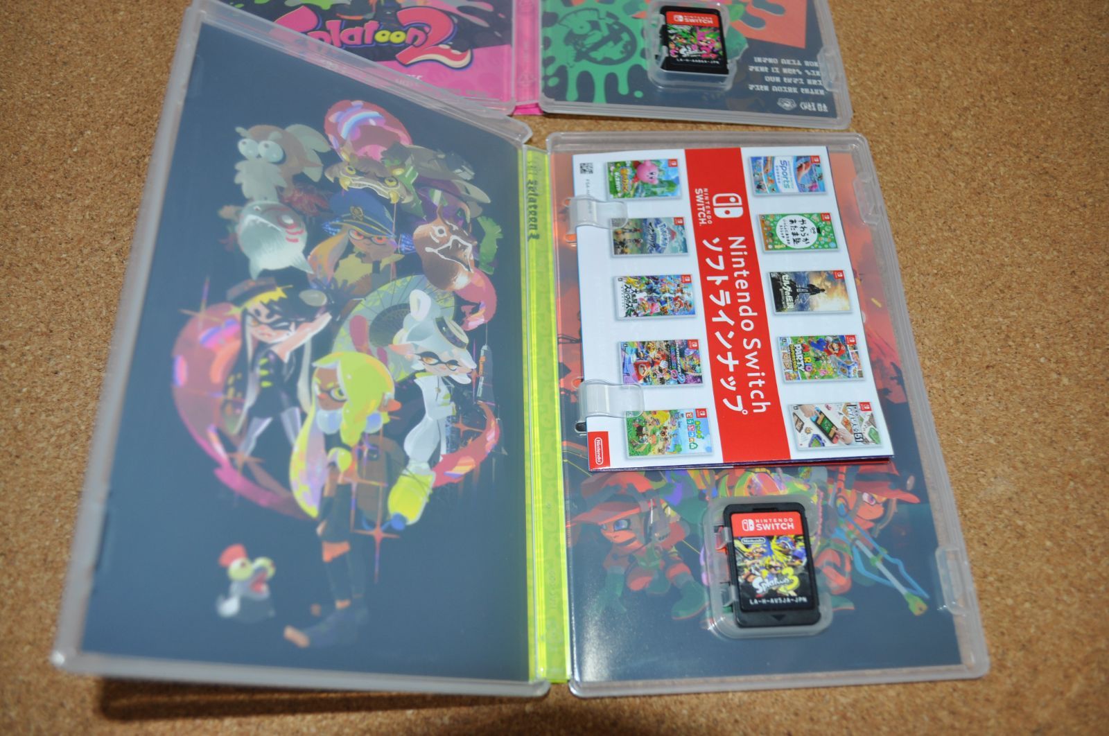 中古品 Nintendo Switch スプラトゥーン2 スプラトゥーン3 ソフト 2本
