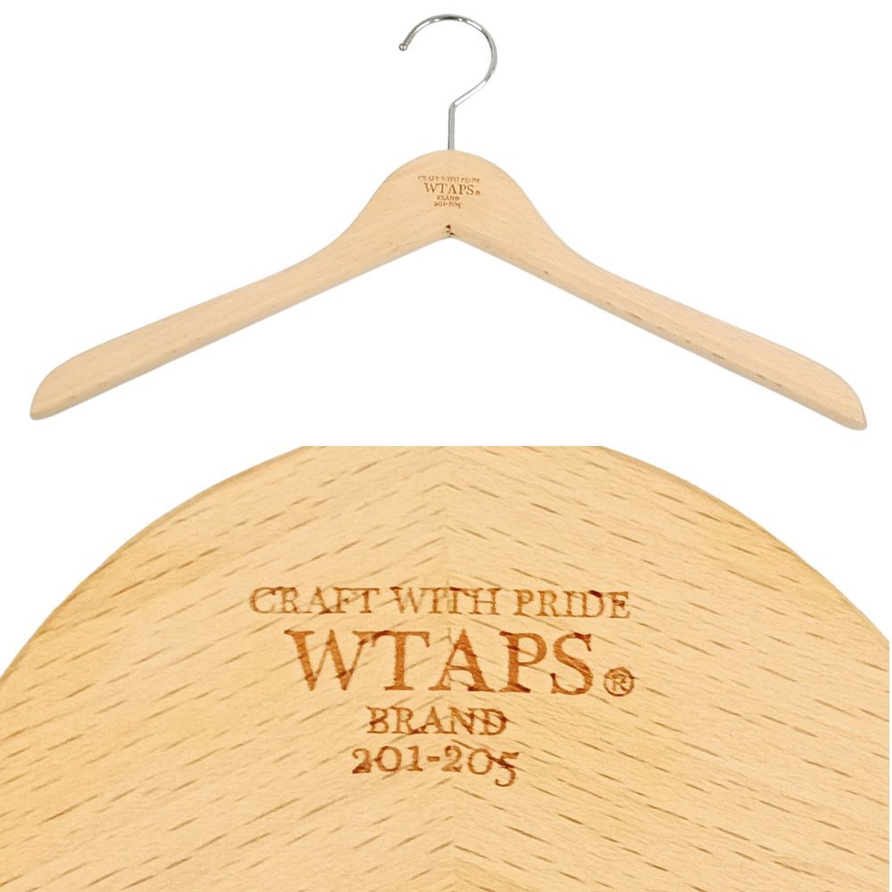 WTAPS ダブルタップス ブランドハンガー 4点セット ホワイト ライト