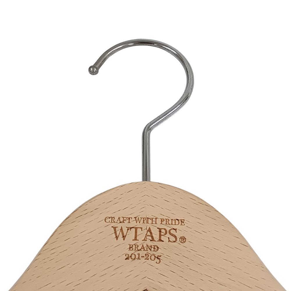 WTAPS ダブルタップス ブランドハンガー 4点セット ホワイト ライト