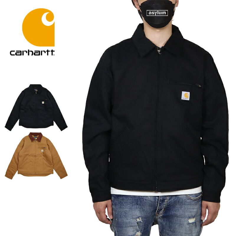 カーハート デトロイトジャケット CARHARTT ブルゾン ダックジャケット アウター USA メンズ レディース ブランド 大きいサイズ おしゃれ おすすめ 人気 黒 carhartt-usa007 ブラック ブラウン S M L