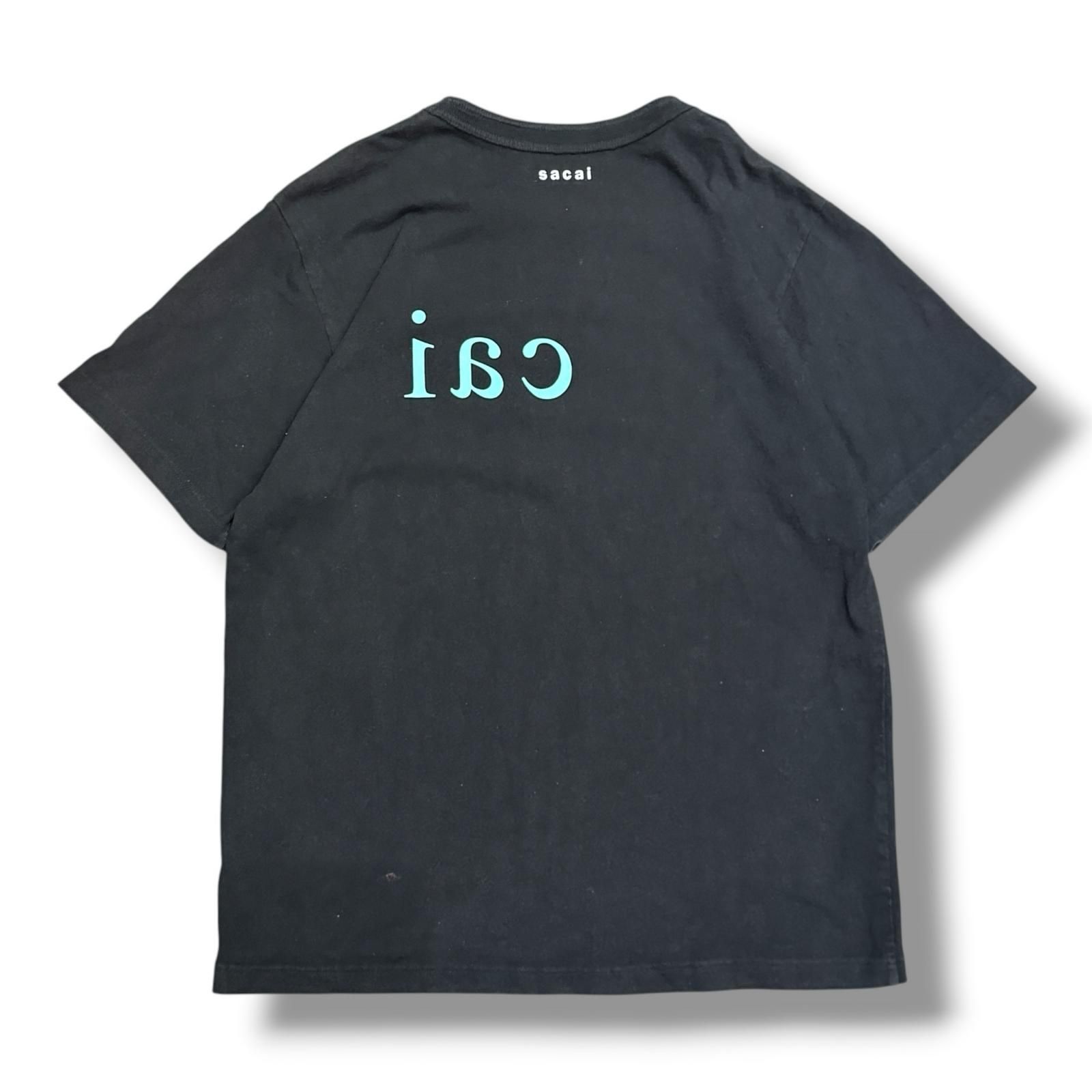 sacai 22SS 反転ロゴプリントTシャツ 半袖カットソー サカイ 22-0459S