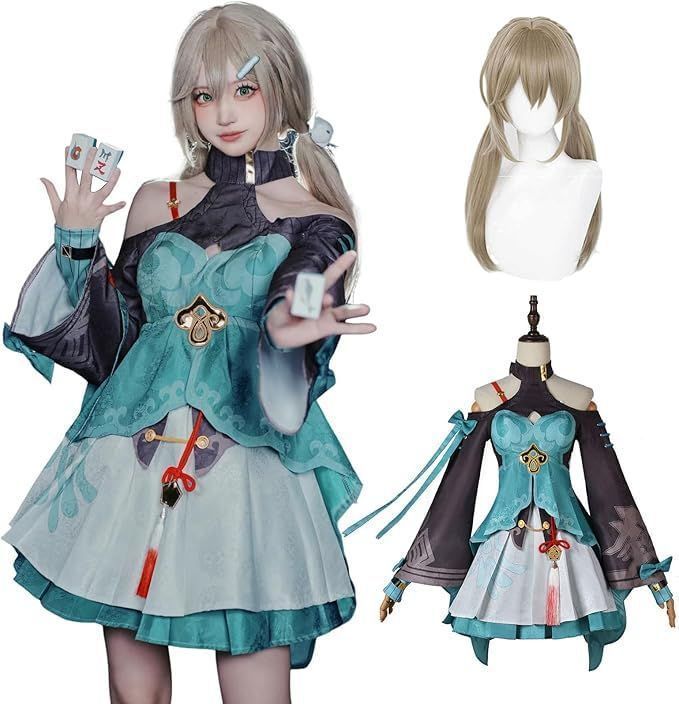 崩壊：スターレイル 青雀 コスプレ衣装 【ウィッグ 付き】 コスチューム 人気ゲームグッズ 二次元 撮影 漫遊展 cosplay用 文化祭