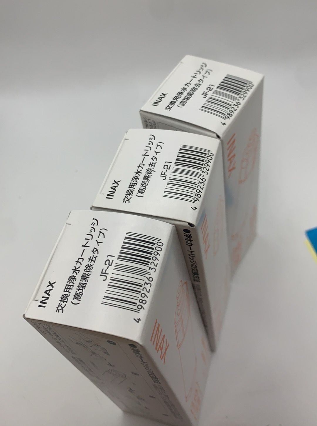 INAX 交換用浄水カートリッジ（高塩素除去タイプ）JF-21×3本--531144