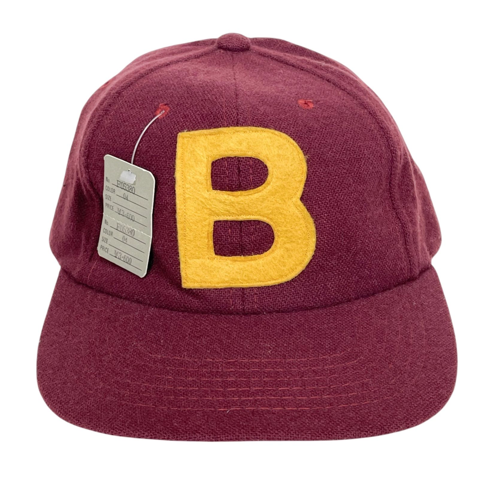 未使用品 ワイン B 東洋エンタープライズ CHESWICK F05380 ウール ベースボールキャップ
