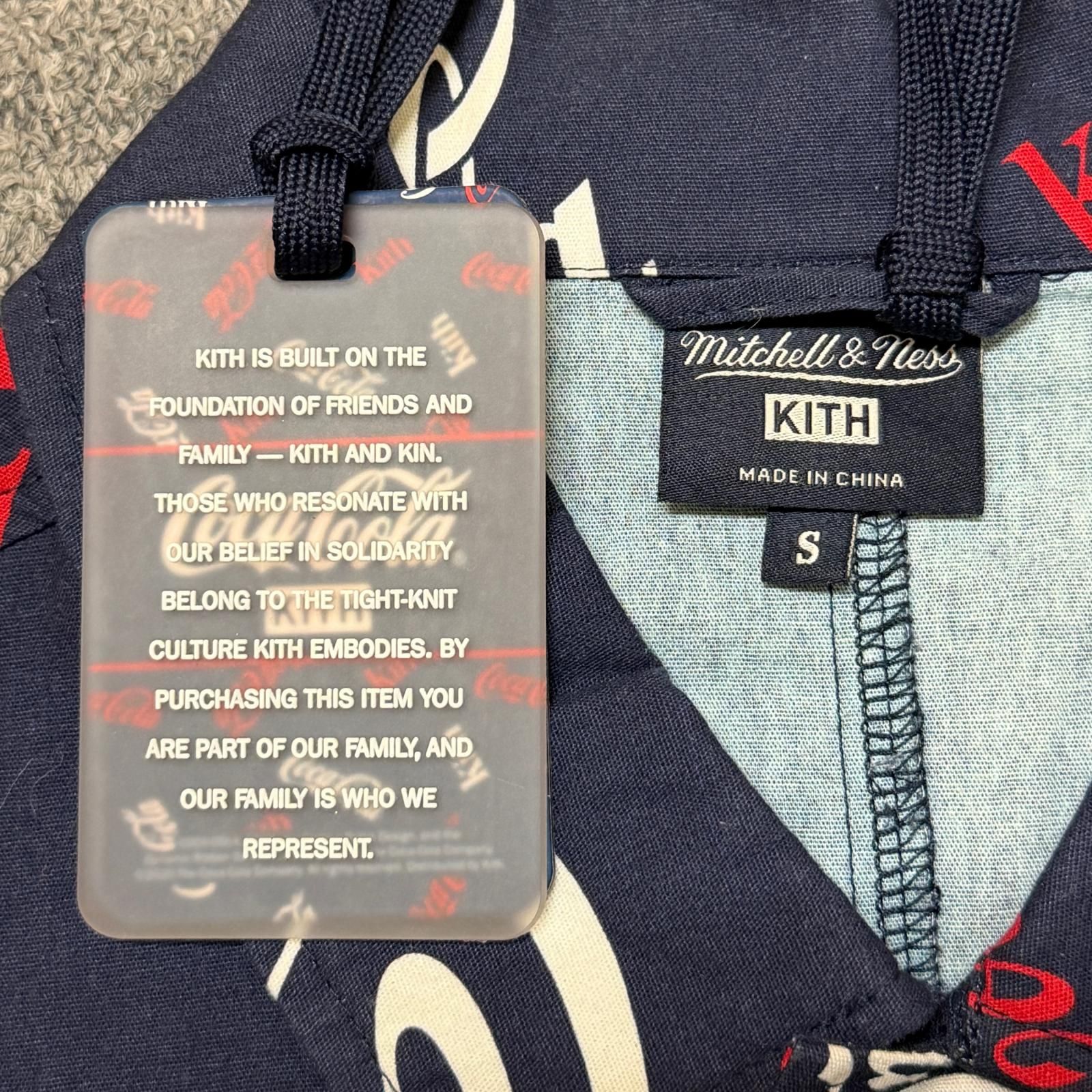 KITH × Coca-Cola x Mitchell & Ness 20AW Coke Coaches Jacket コーチ