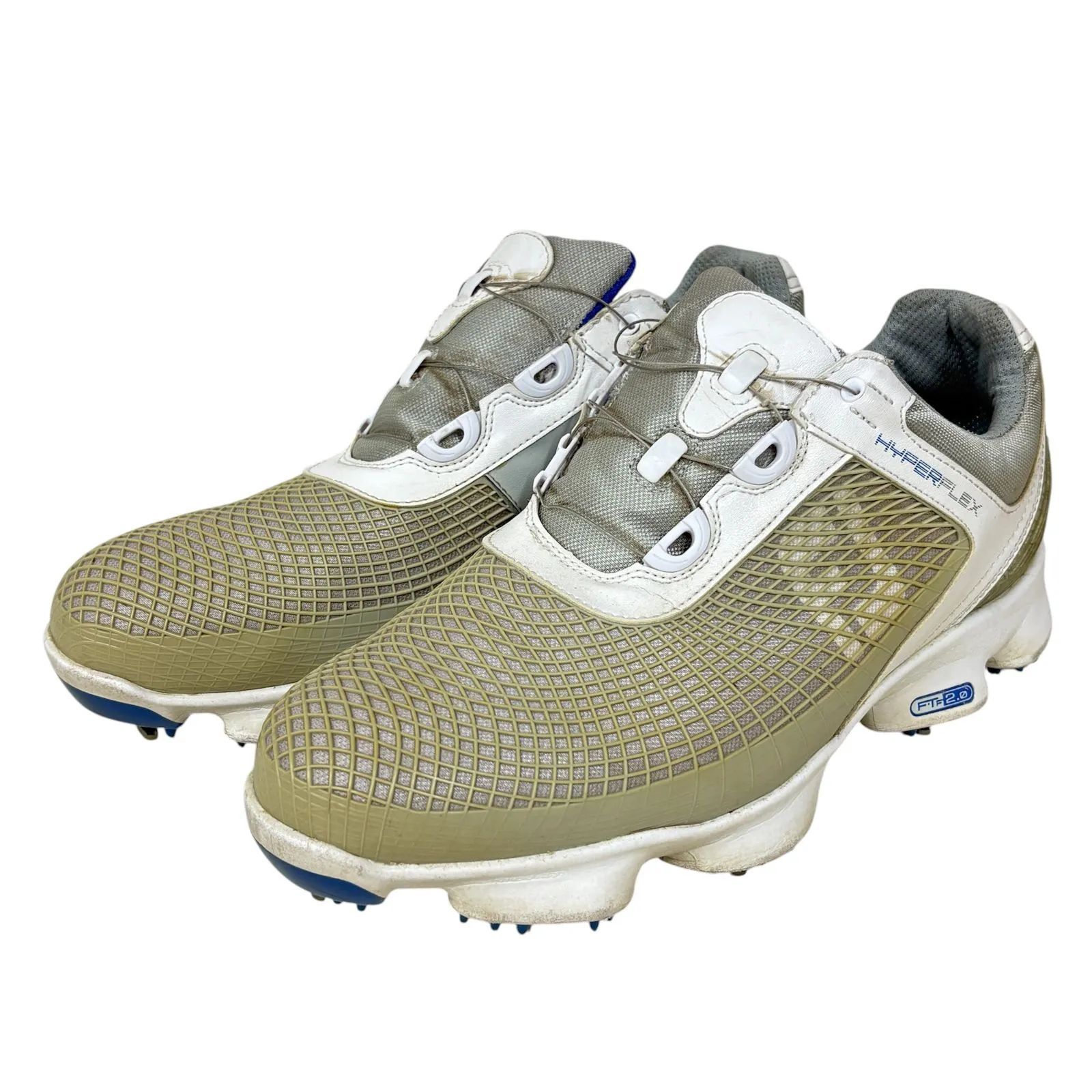 【週末まで値下げ】FOOTJOY HYPERFLEX 26.5 フットジョイ FootJoy フットジョイ】Hyperflex ゴルフシューズ グレー×ホワイト26.5