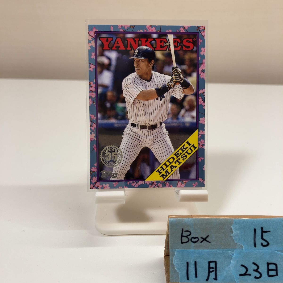 最終値下げ　松井秀喜ニューヨーク・ヤンキース 記念品　Hideki Matsui 2023 Topps 松井秀喜 Hideki Matsui ニューヨークヤンキース 35th
