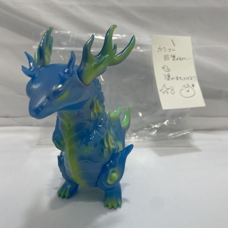 中古】開封)Frog tree 麟核 青水色クリア ソフビ[19] - メルカリ