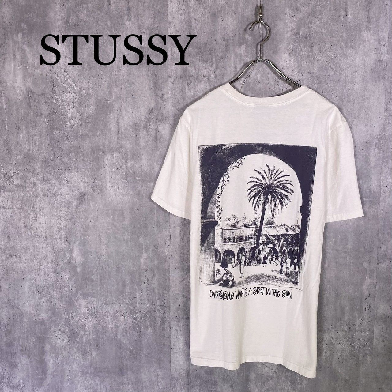 『STUSSY』ステューシー (S) パームツリープリントTシャツ メンズ 8,260円