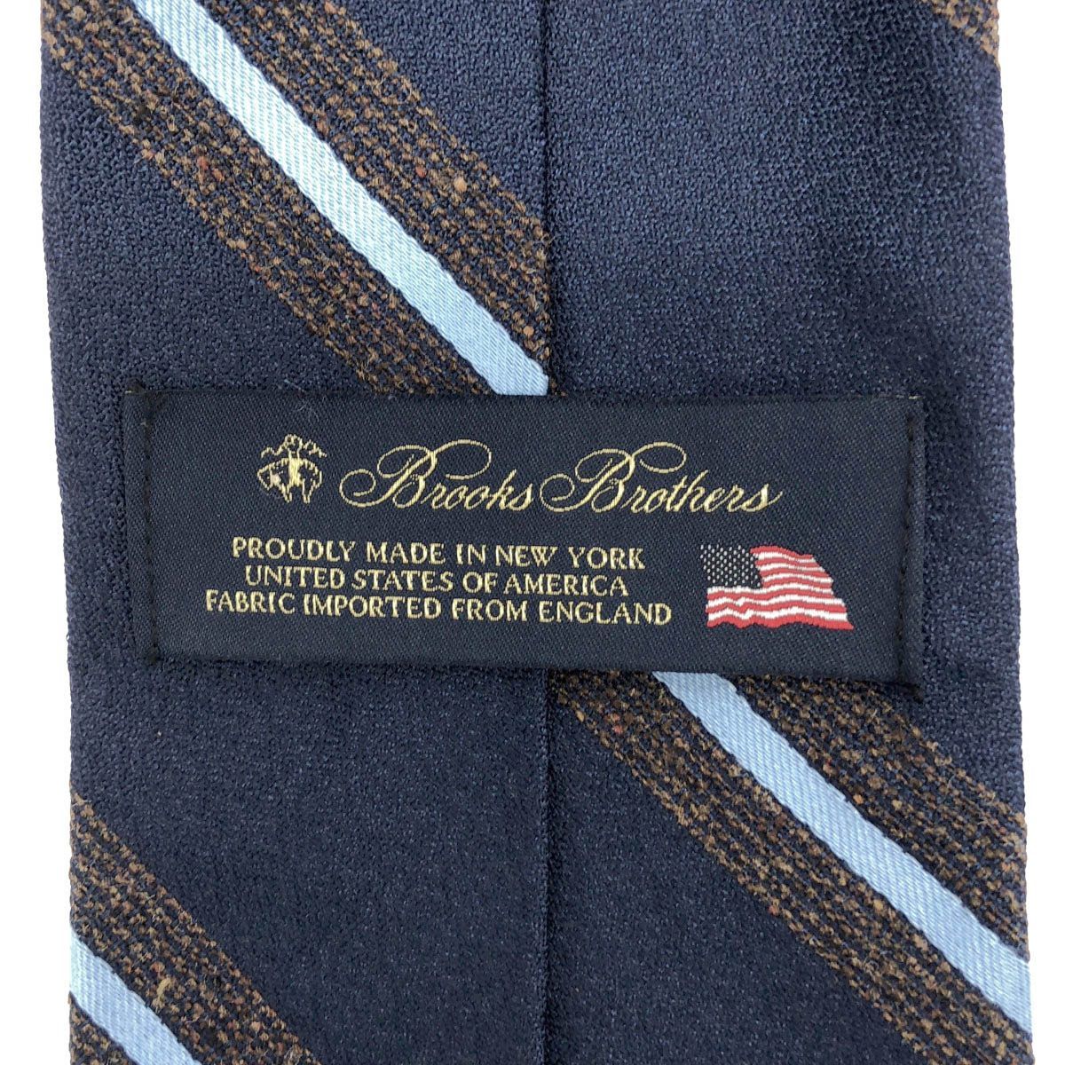 【極美品】ブルックスブラザーズ ネクタイ レジメンタル ストライプ シルク Brooks Brothers ブルックス ブラザーズ レジメンタルストライプ
